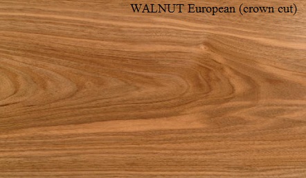 Walnut European Crown Wood Veneer
